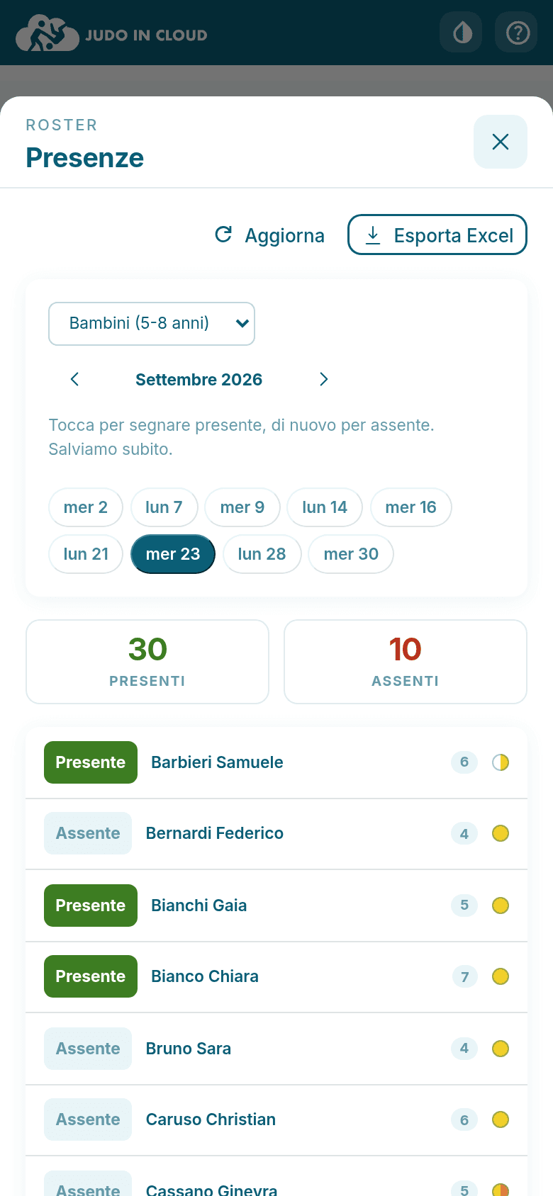 ClubPro-PresenzeTelefono