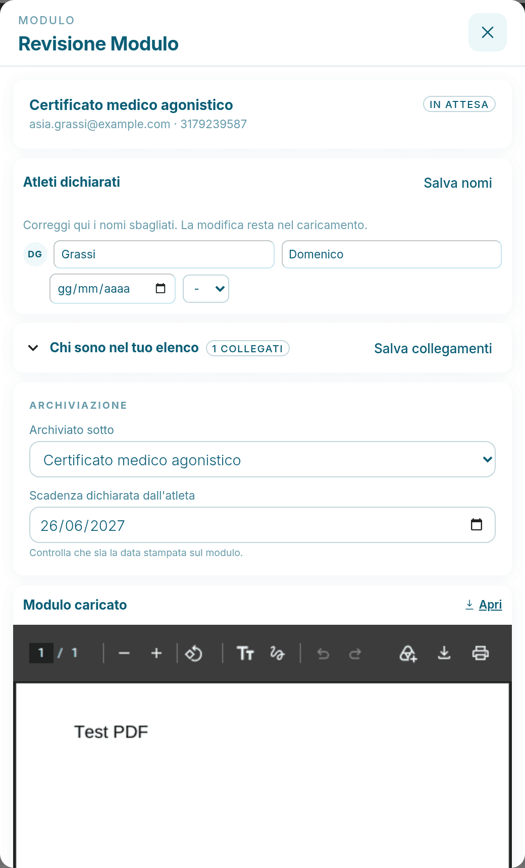 ClubPro-RevisioneModulo