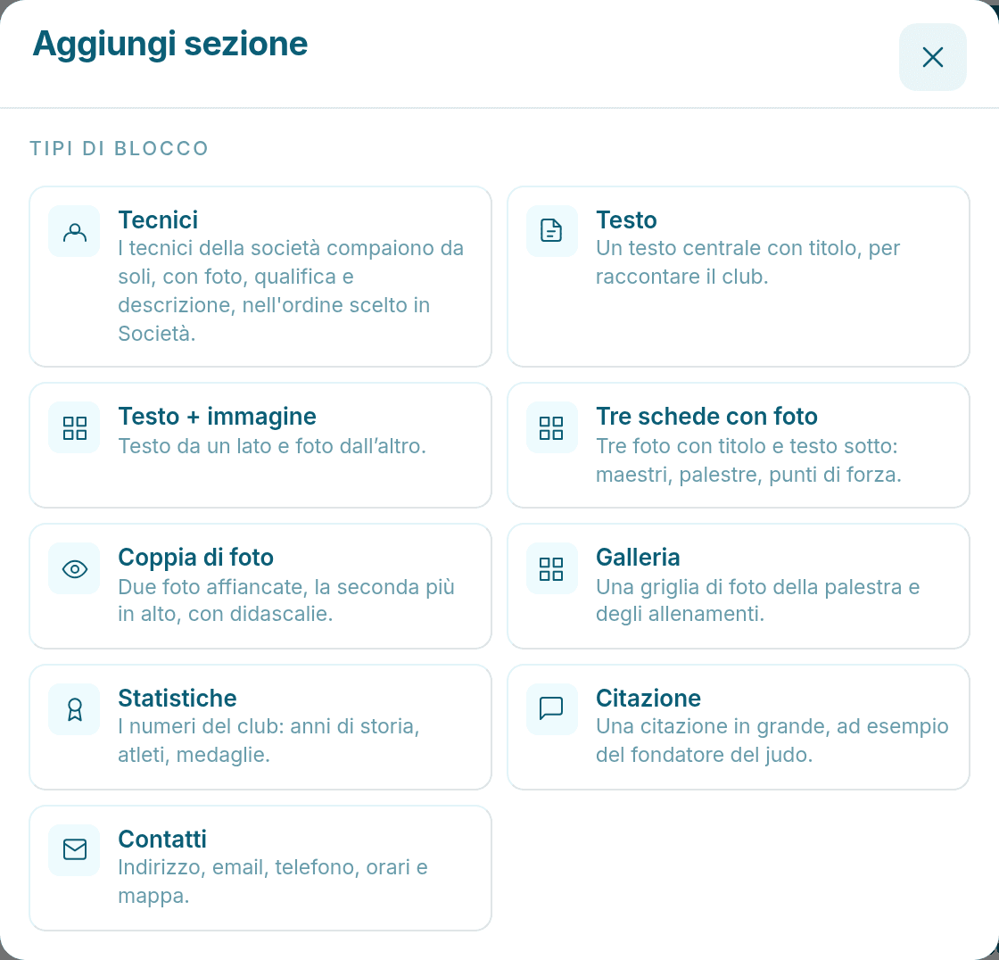 ClubPro-SitoSezioni