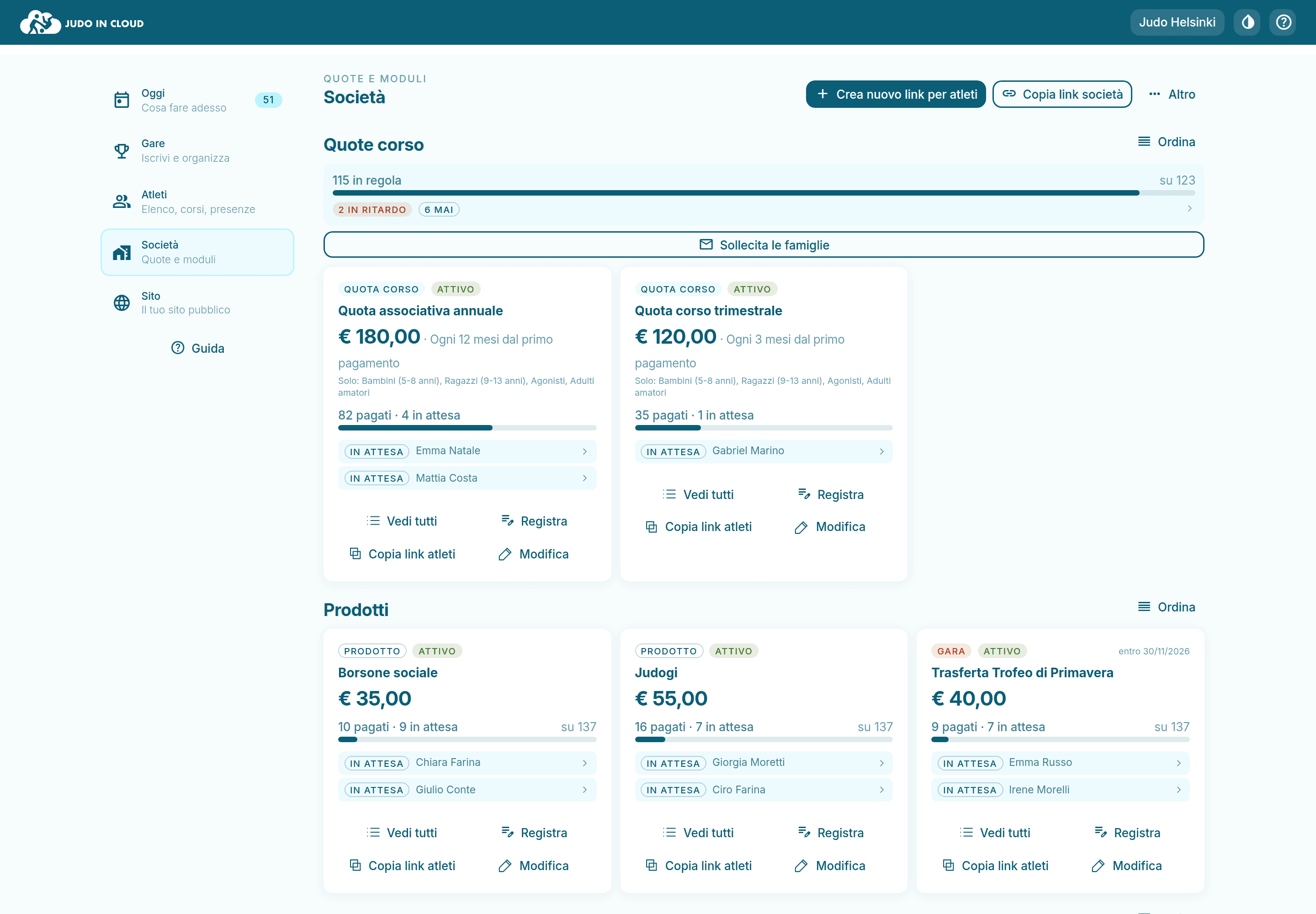 ClubPro-Societa